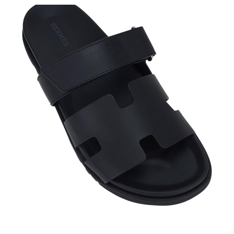 claquette hermes noire